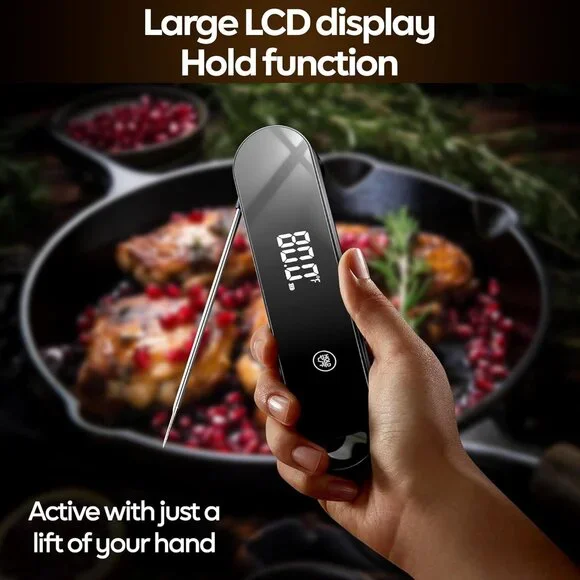 0.5 Second Instant Read Food Thermometer Professional Ultra Fast Meat Thermomete - Picture 4 of 8